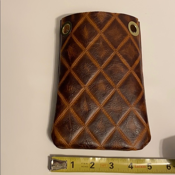 NEW Leather cell phone crossbody - Picture 8 of 11
